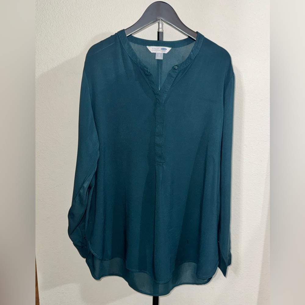 Old Navy Deep Teal Women's Blouse